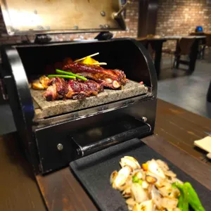 삼각바베큐 사진