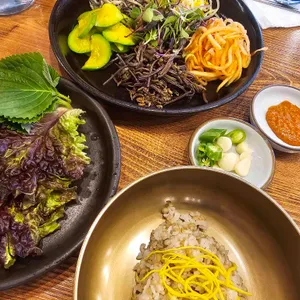 청국장보리밥 소풍 사진