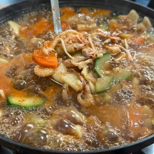 통통민물새우수제비칼국수 사진