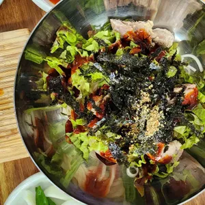 한라당몰국수 사진