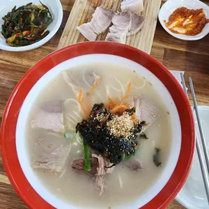 한라당몰국수 사진