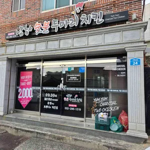 냠냠숯불두마리치킨 리뷰 사진