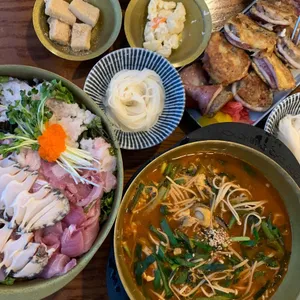 청초수물회 사진