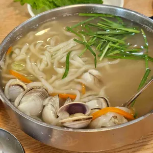 온천칼국수 사진