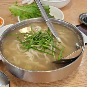 온천칼국수 사진