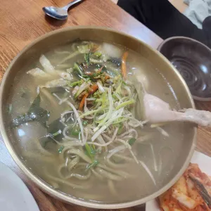 대왕암 돌미역 칼국수 사진