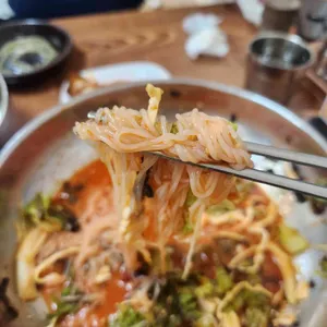 대왕암 돌미역 칼국수 사진
