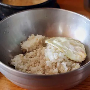 장독대와보리밥 사진