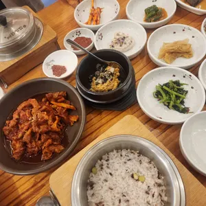 홍매화쌈밥 사진