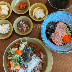 청초수물회 사진