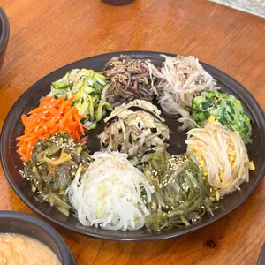 옥이보리밥 사진