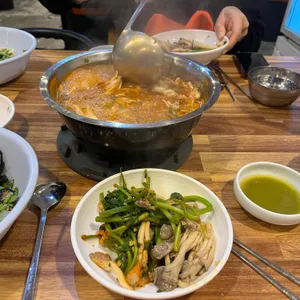 가양 칼국수 버섯매운탕 사진
