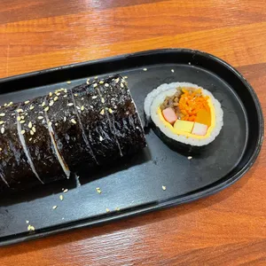 김밥,말다 사진