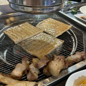 피아노줄타는돼지 사진