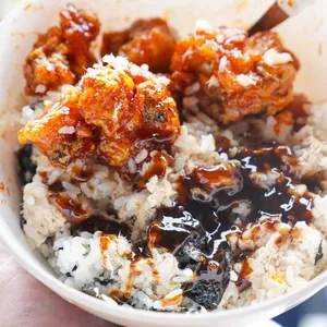 깻잎닭강정 사진
