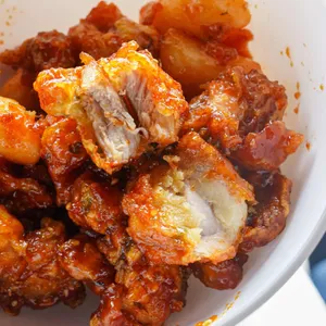 깻잎닭강정 사진