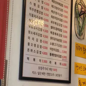뚱스김밥 설대 리뷰 사진