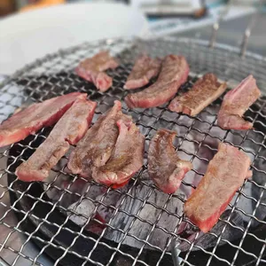 드럼통 참숯 석쇠구이 사진
