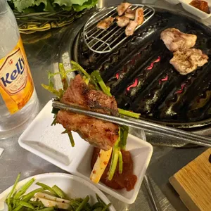 미나리삼겹살 사진