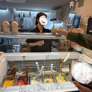 녹기 전에 낱점 사진