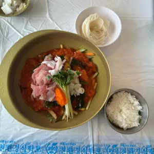 청초수물회 사진