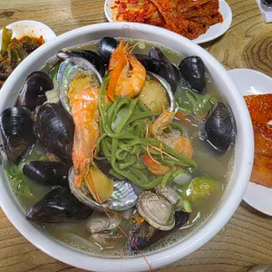 방풍전복칼국수 사진
