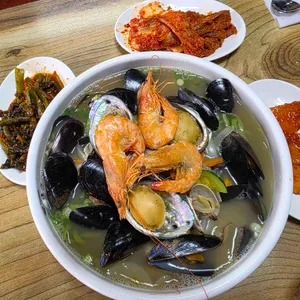 방풍전복칼국수 사진
