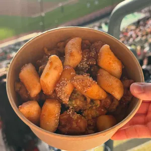 깻잎닭강정 사진