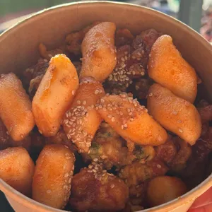 깻잎닭강정 사진