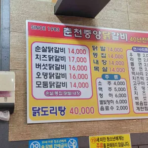 춘천중앙닭갈비 리뷰 사진
