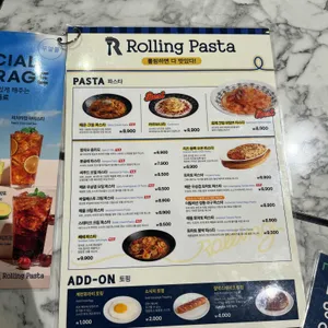 롤링파스타 리뷰 사진