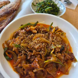 죽백 식당 사진