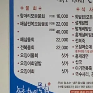 속초 항아리물회 리뷰 사진