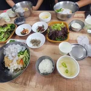청솔물회 사진