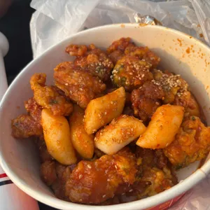 깻잎닭강정 사진
