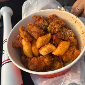 깻잎닭강정 사진
