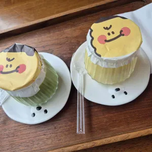 쵸딩 초당옥수수 푸딩 카페 사진