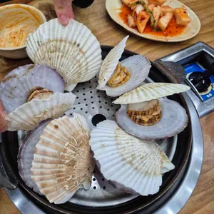 가리비칼국수 사진