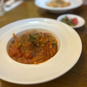 스파게티가있는풍경 사진