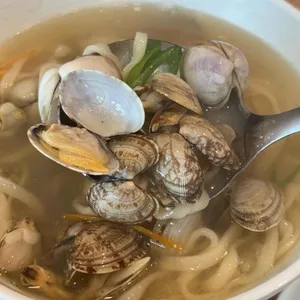 산더미조개칼국수 사진