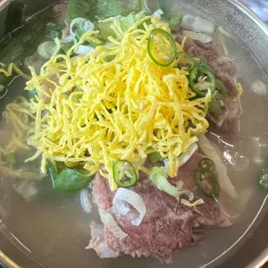 평이담백뼈칼국수 사진