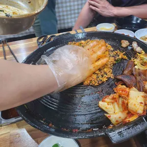 삼겹애김치 사진