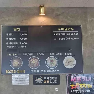 다온 가야밀면 수제왕만두 리뷰 사진