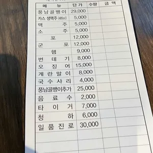 풍남 원조 골뱅이 리뷰 사진