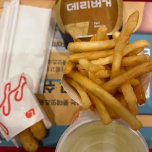 롯데리아 리뷰 사진