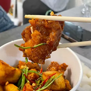 87닭강정 사진