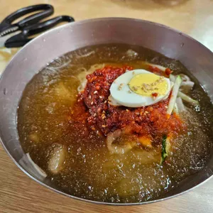 장수밀면 사진