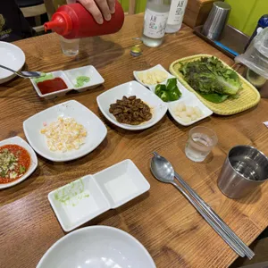 회한접시 사진