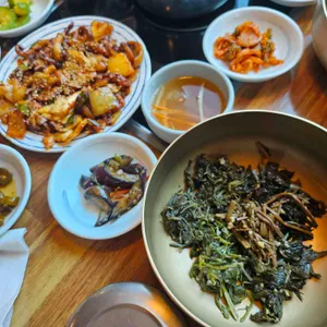 민들레 산채정식 사진