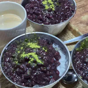 남천녹차팥빙수 사진